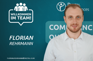 Herzlich Willkommen -Florian Rehrmann startet als Account Manager bei Digital Life Sciences