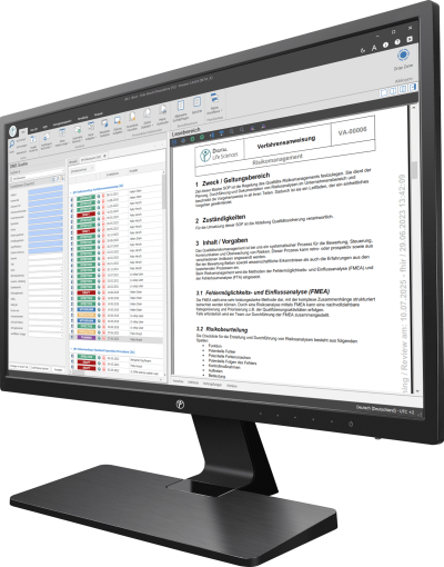 Live insight into the GxP-compliant document management system of Digital Life Sciences